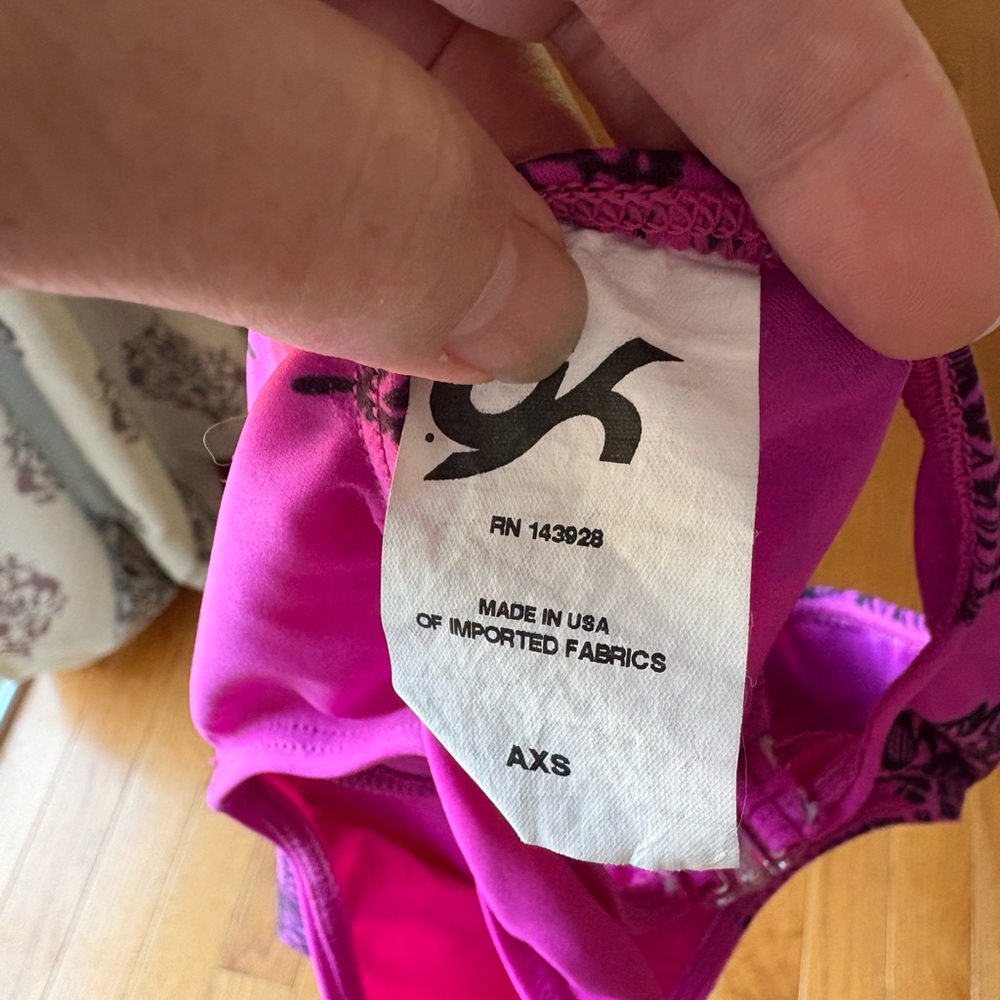 Vibrant GK Pink Gymnastics Leotard AXS - Picture 6 of 6
